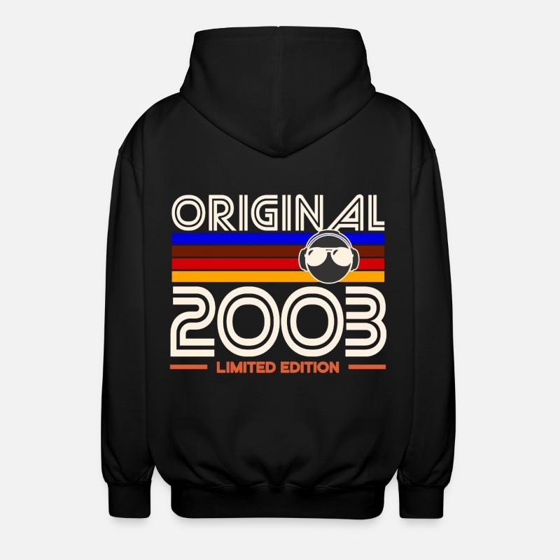 Original 2003 Limited Edition - Unisex Hooded Jacket - black