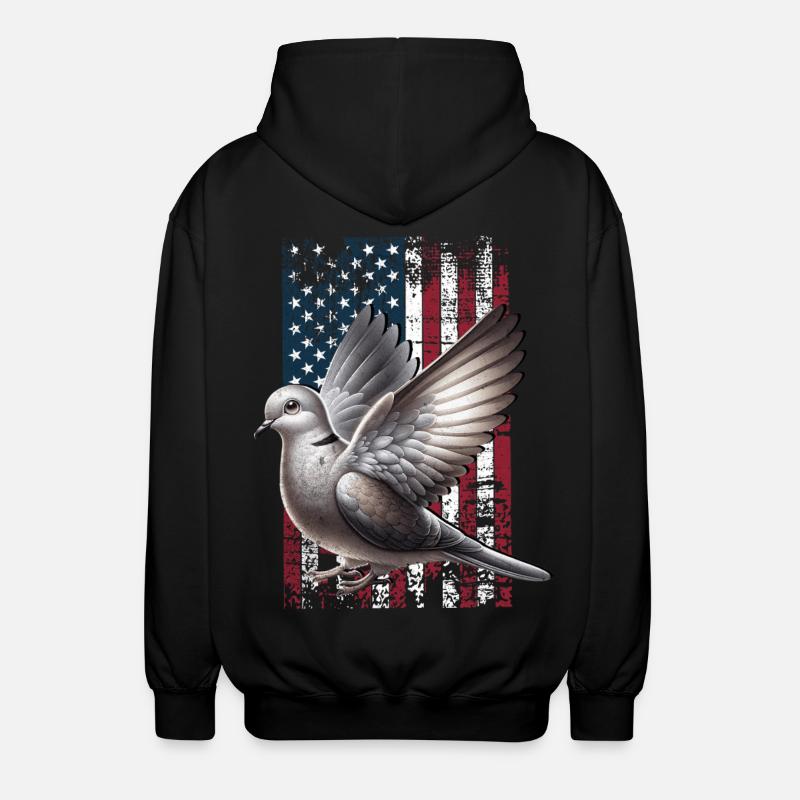 Diamond Dove US Diamanttaube - Veste à capuche unisexe - noir