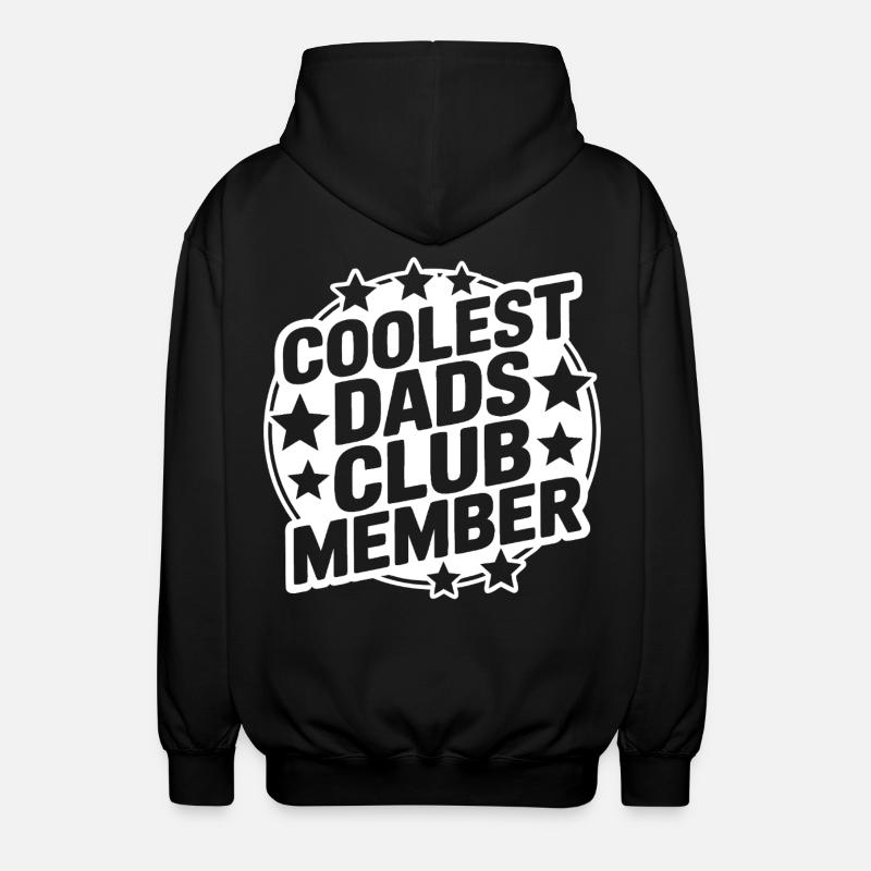 Super Papa Club - Unisex Kapuzenjacke - Schwarz