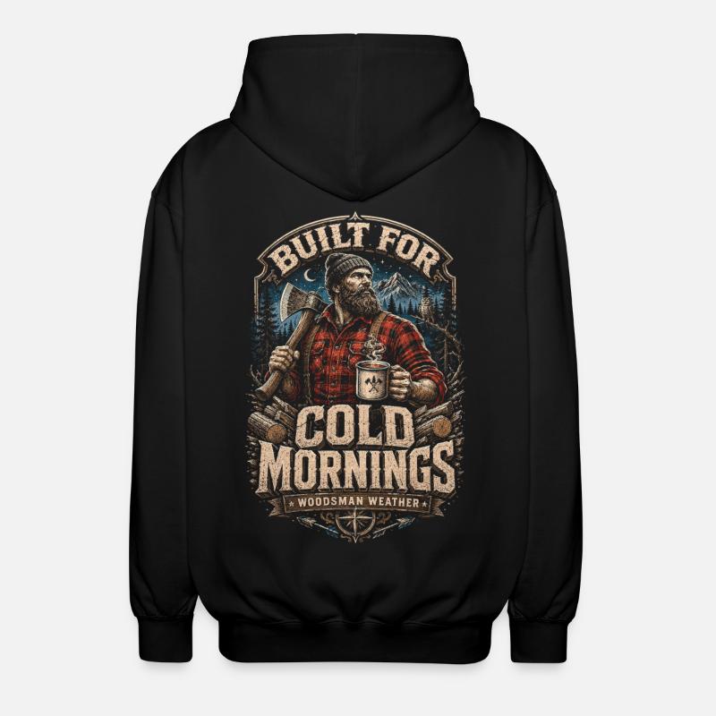 Lumberjacks Tree Cutters Lumberjacks - Unisex Hooded Jacket - black