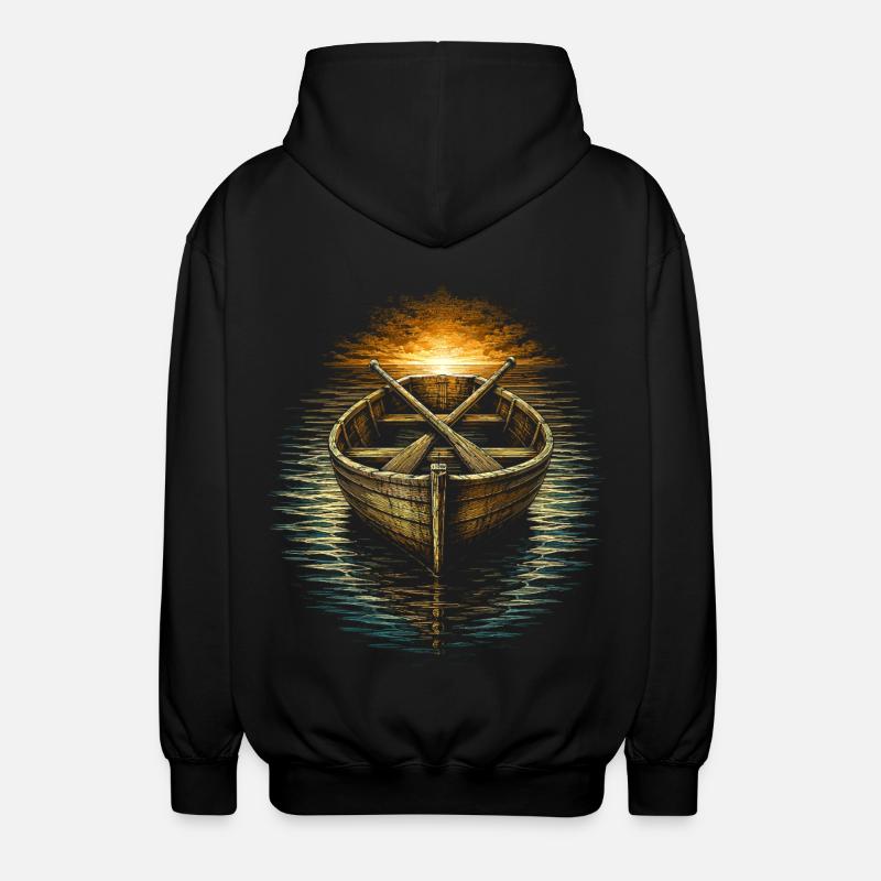 Chaplain, Cler, Pastor Boot - Unisex Hooded Jacket - black