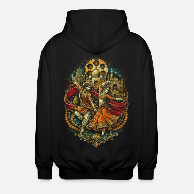 Bollywood - Unisex Hooded Jacket - black