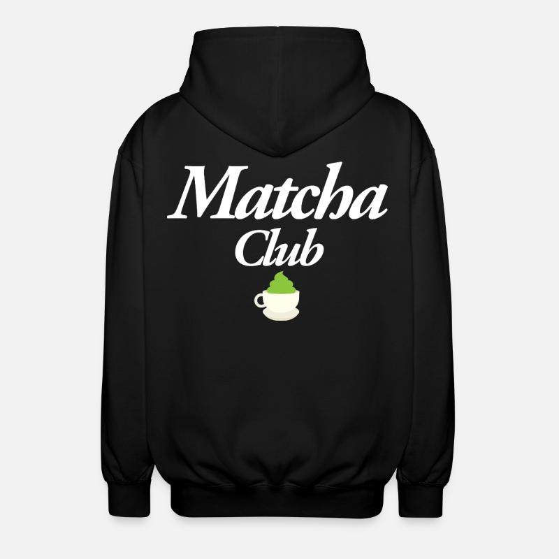 Matcha Club - Veste à capuche unisexe - noir