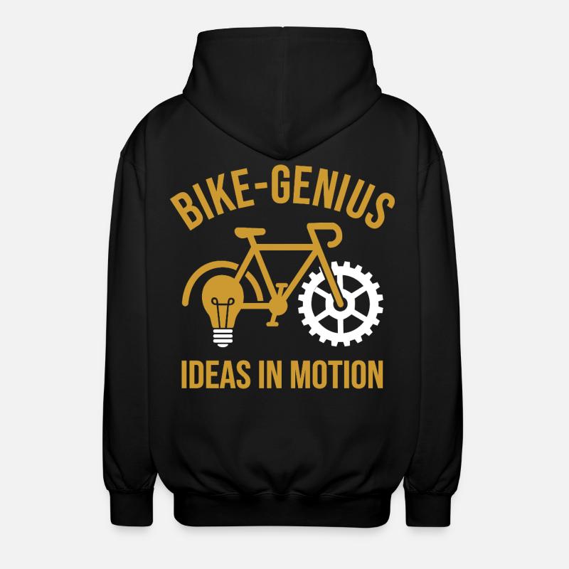 Ideas in Motion Bicycle - Unisex Hooded Jacket - black