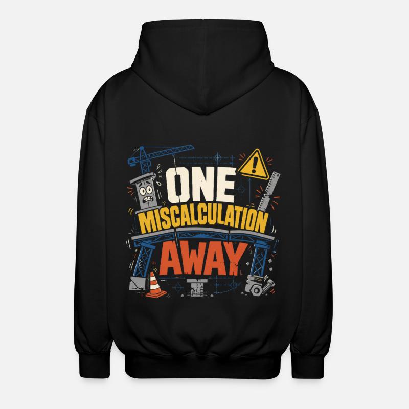 Bridge Engineer Civil Engineering - Unisex Hooded Jacket - black