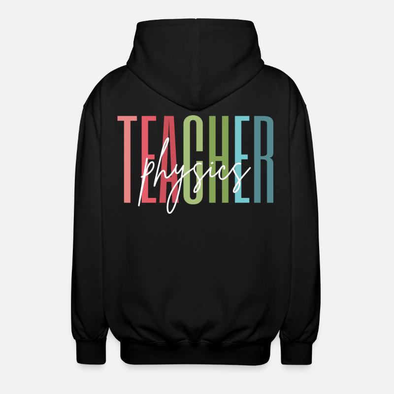 Cadeau d’école de professeur de physique - Veste à capuche unisexe - noir