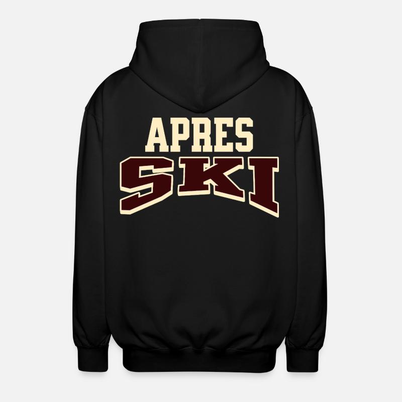 Apres Ski - Unisex Kapuzenjacke - Schwarz