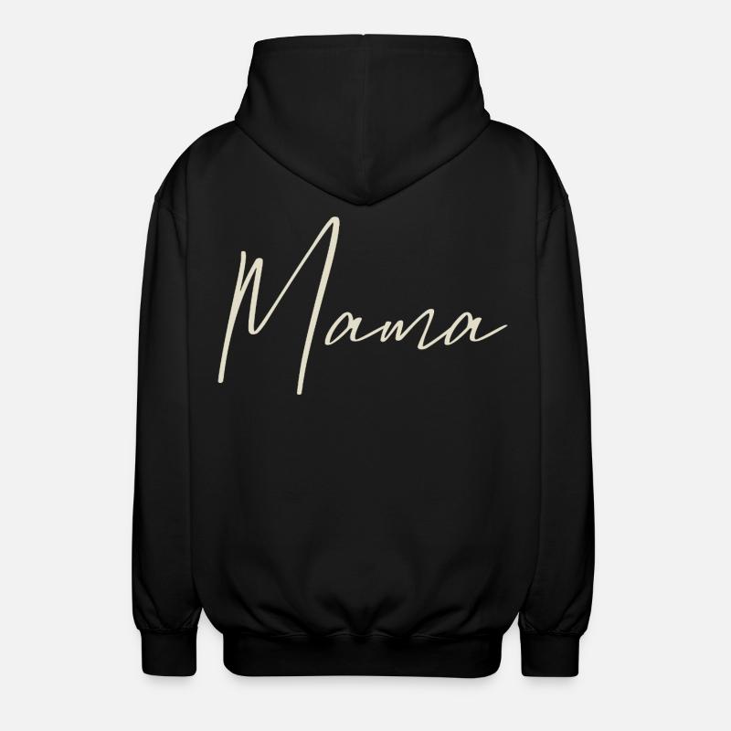 Mama - Unisex Kapuzenjacke - Schwarz