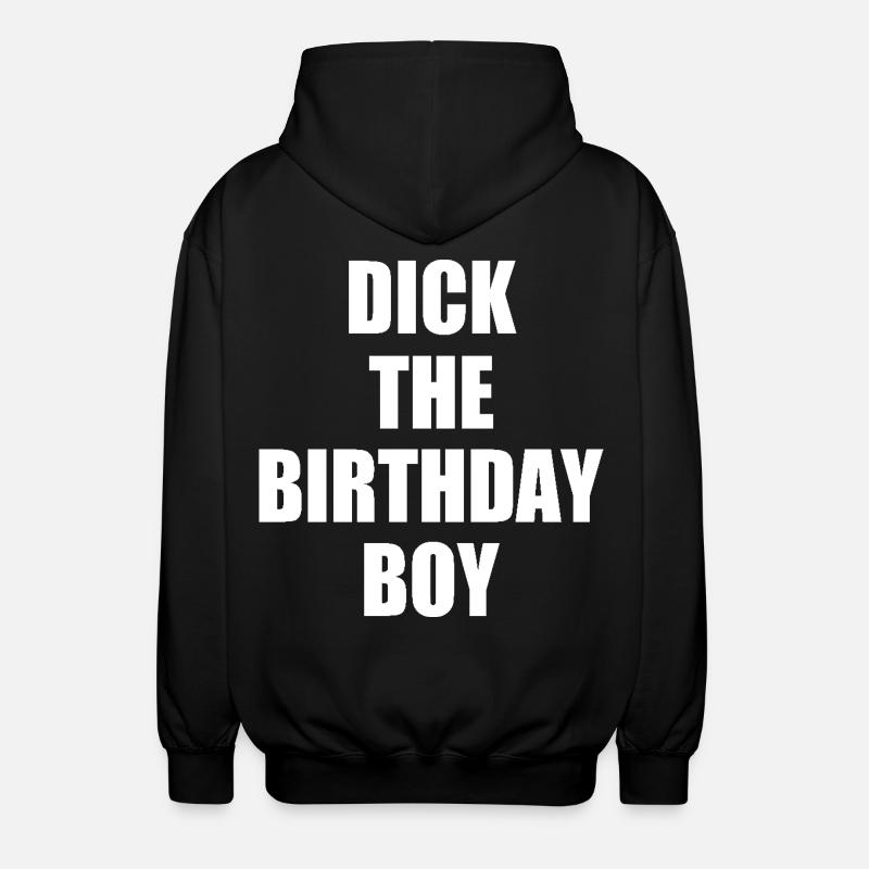 dick the birthday boy - Veste à capuche unisexe - noir