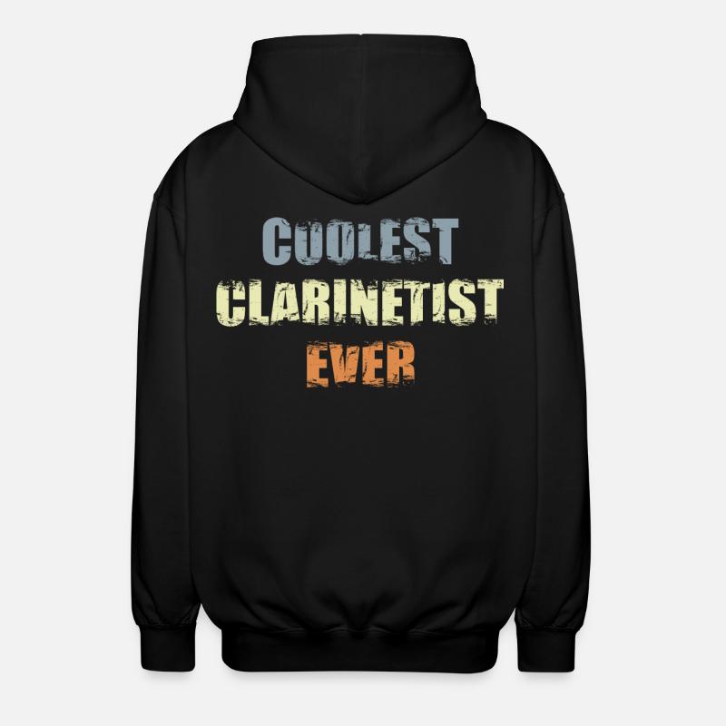 Le clarinettiste le plus cool - Veste à capuche unisexe - noir