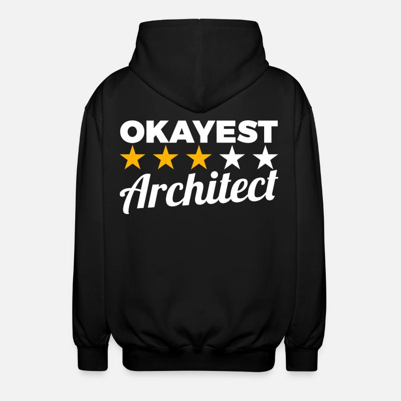 Durchschnittlicher Architekt - Unisex Kapuzenjacke - Schwarz