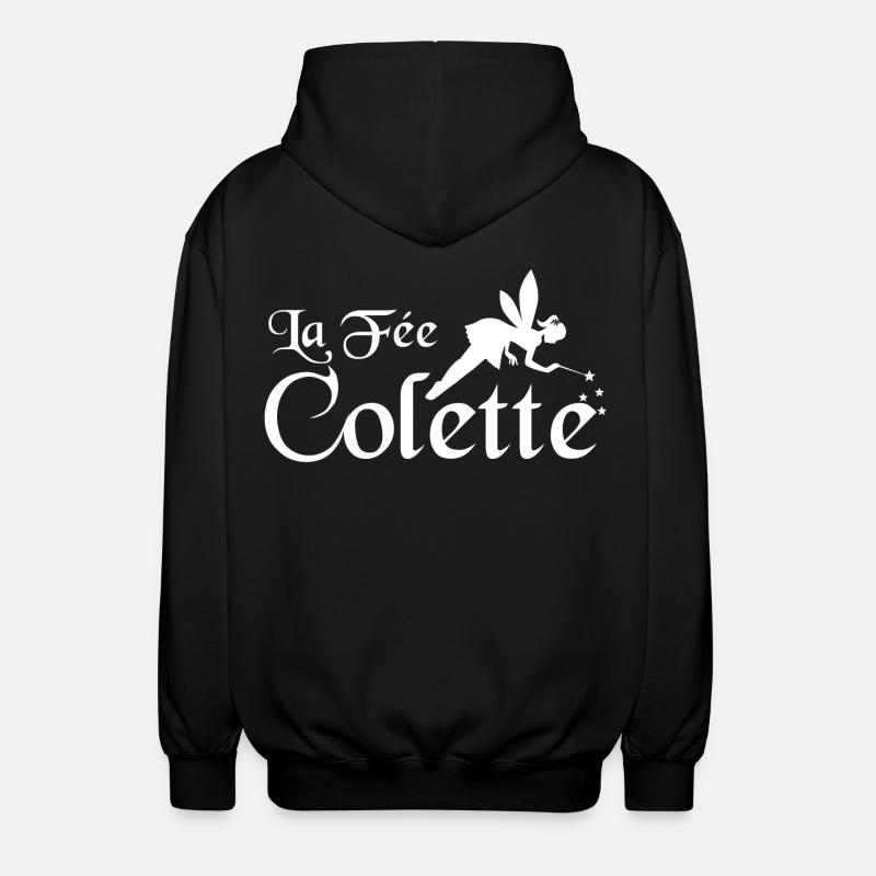 La Fée Colette - Veste à capuche unisexe - noir