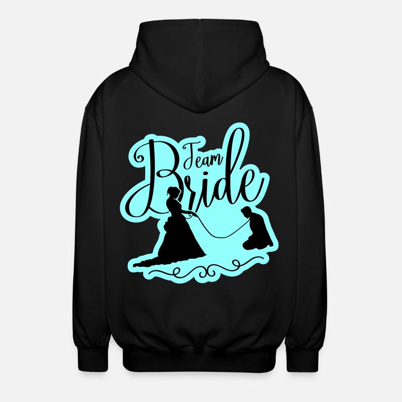 Équipe Mariée Mariage Poule - Veste à capuche unisexe - noir