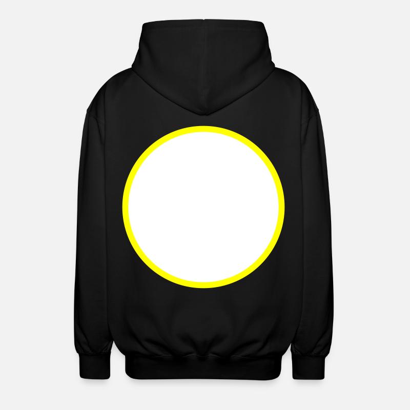 Symbole de cercle vide - Veste à capuche unisexe - noir