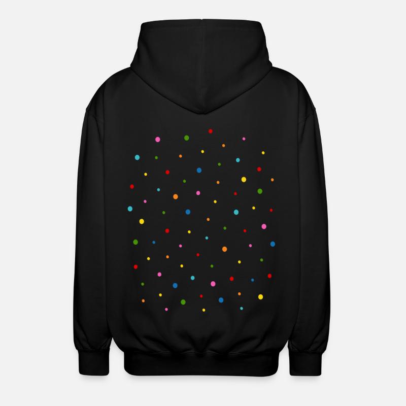 Confetti - Veste à capuche unisexe - noir