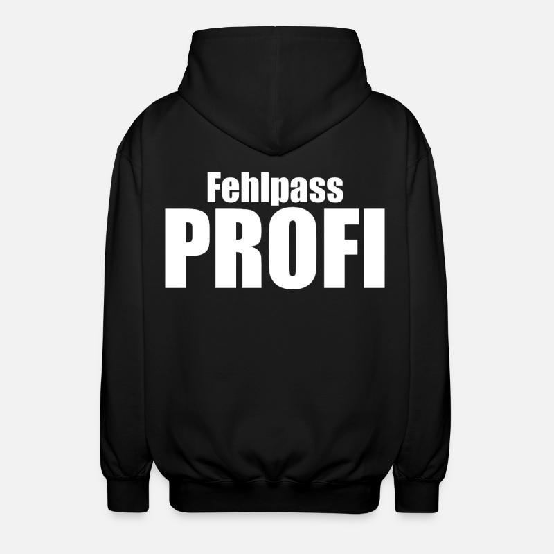 Fehlpass PROFI - Unisex Kapuzenjacke - Schwarz