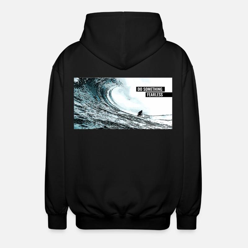 Faites quelque chose d’intrépide - Veste à capuche unisexe - noir