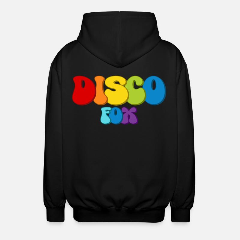 Disco Fox - Unisex Kapuzenjacke - Schwarz