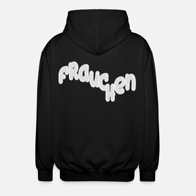 Conception de police Curvy Misstress Silver - Veste à capuche unisexe - noir