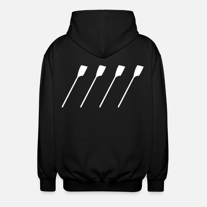 Sangles de gouvernail - Veste à capuche unisexe - noir