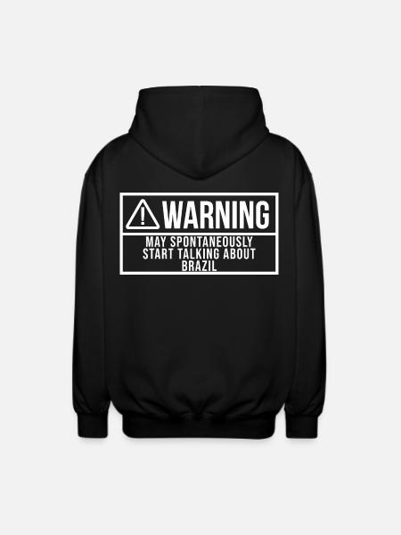 Brazil - Unisex Hooded Jacket - black