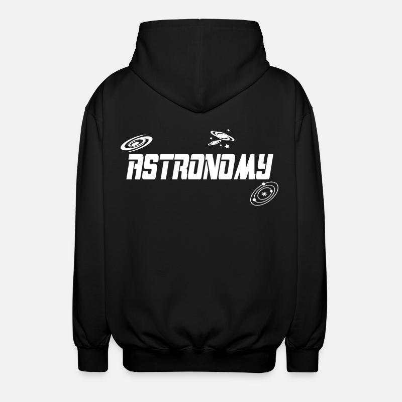 Astronomie - Veste à capuche unisexe - noir