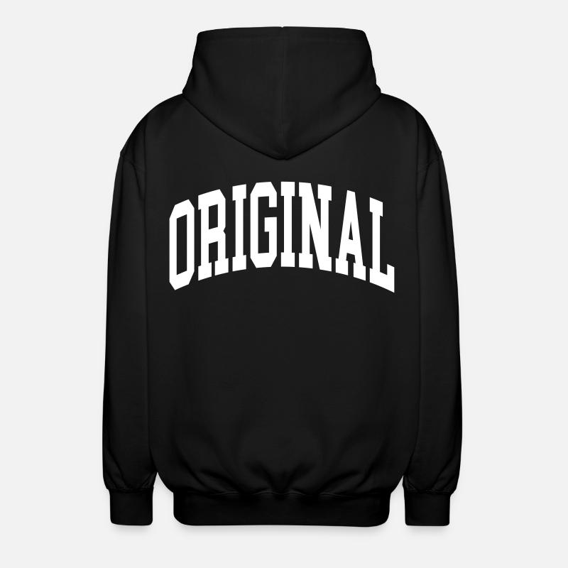 Langue source - Veste à capuche unisexe - noir