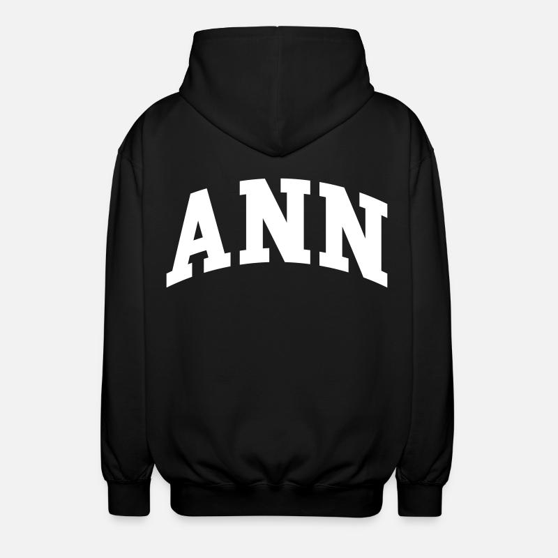 Ann - Veste à capuche unisexe - noir