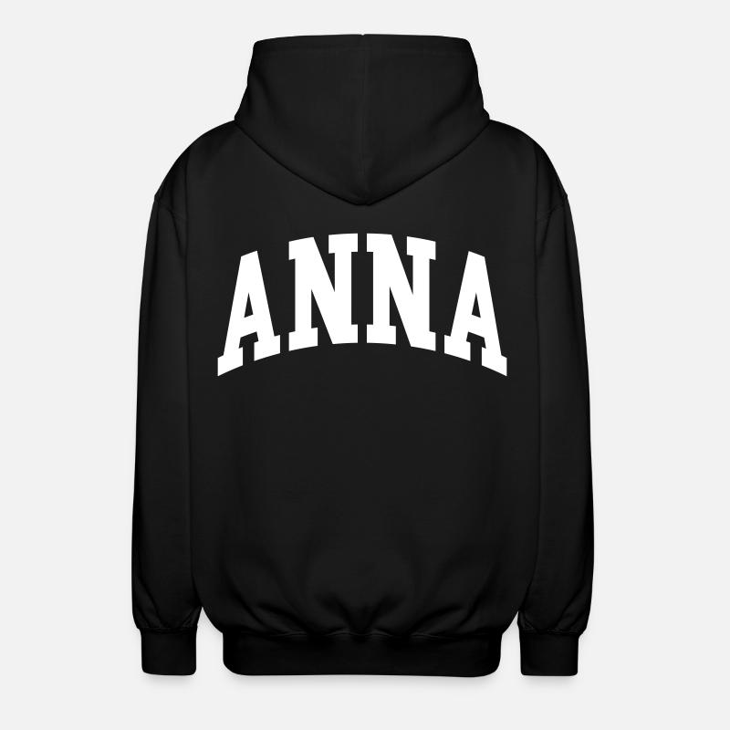 Anna - Unisex Kapuzenjacke - Schwarz