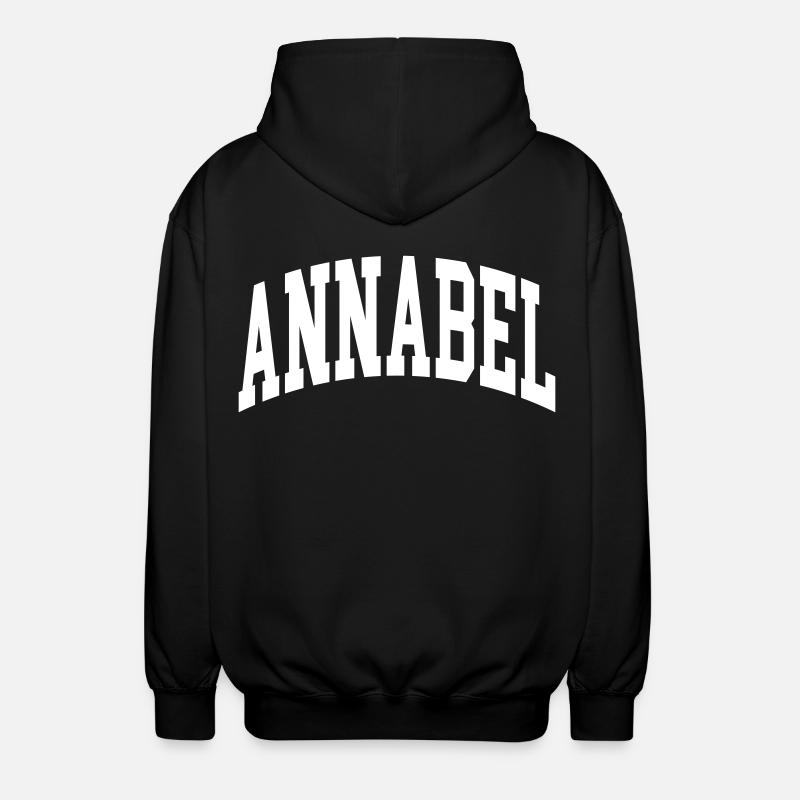 Annabel - Veste à capuche unisexe - noir