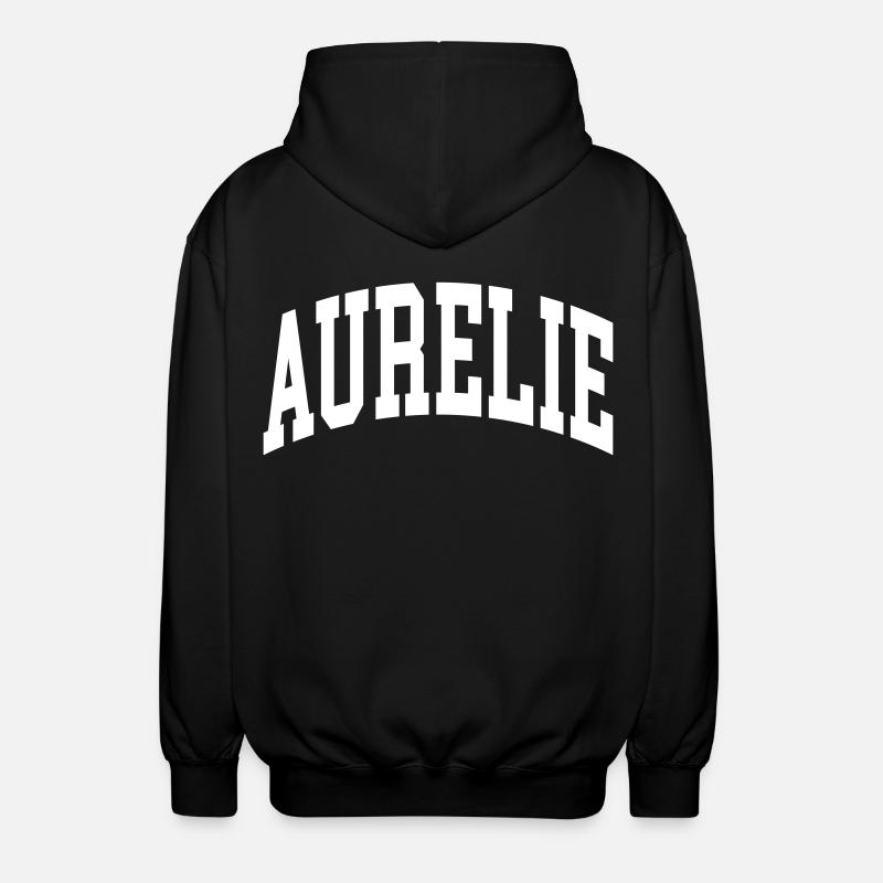 Aurelie - Unisex Hooded Jacket - black