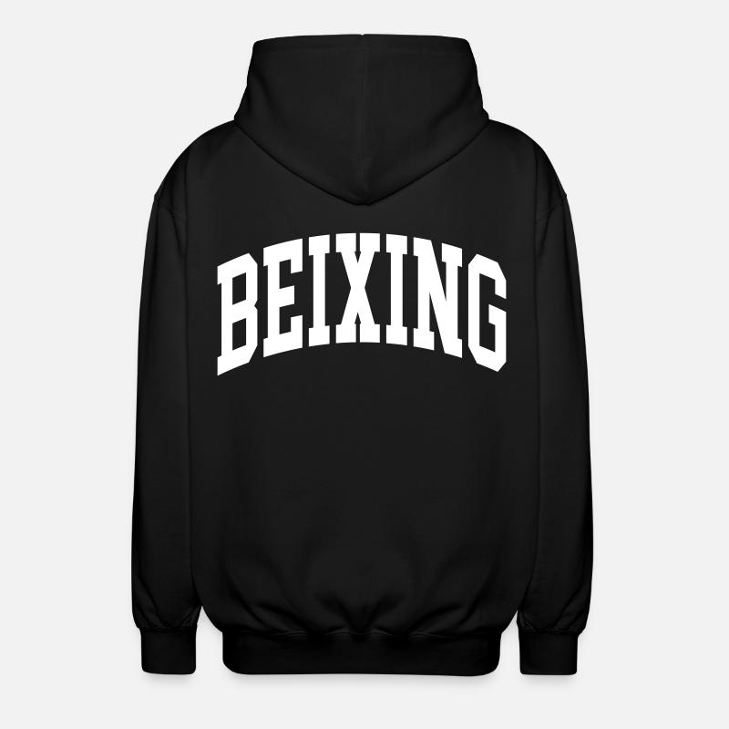Beixing - Unisex Hooded Jacket - black