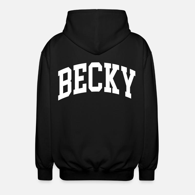 Becky - Veste à capuche unisexe - noir