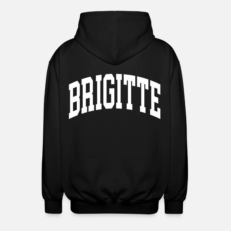 Brigitte - Unisex Kapuzenjacke - Schwarz