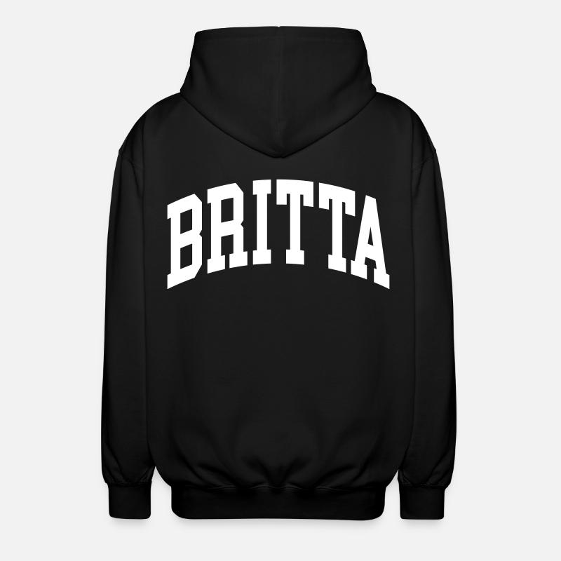 Britta - Veste à capuche unisexe - noir