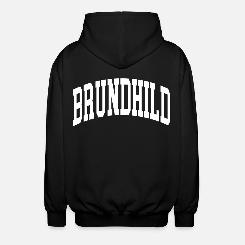 Brundhild - Unisex Hooded Jacket - black
