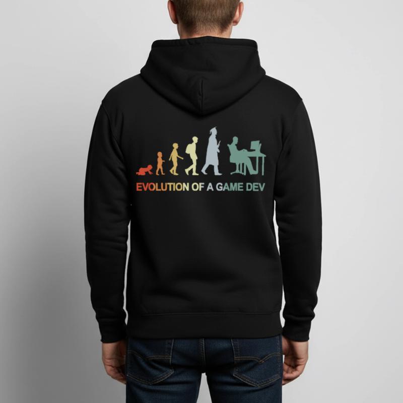 Game Dev Evolution Unisex Kapuzenjacke