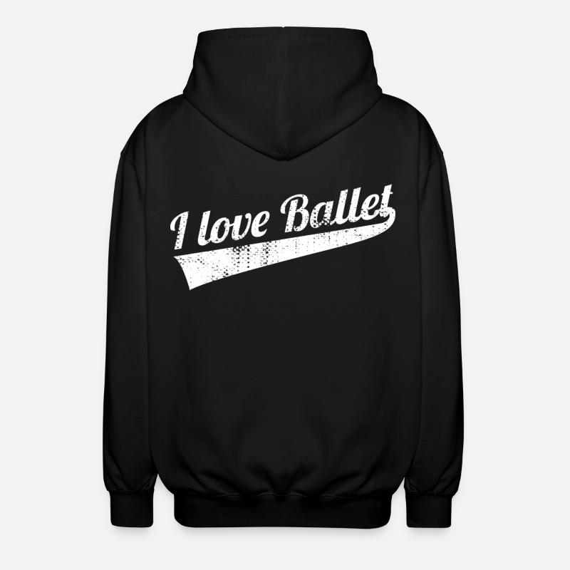 J’adore la danse classique - Veste à capuche unisexe - noir