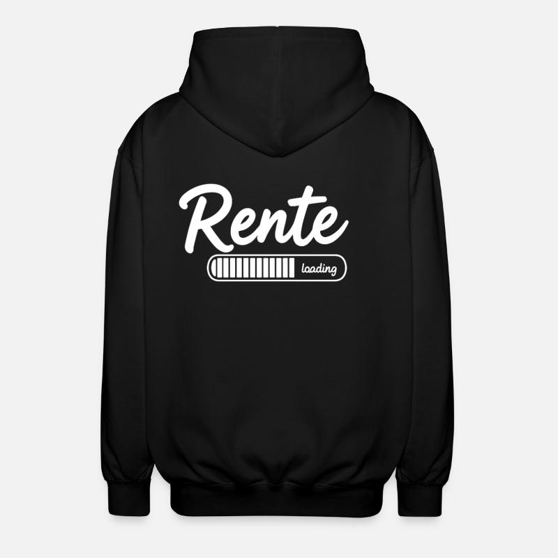 Pension 2026 loading Finally retirement - Unisex Hooded Jacket - black