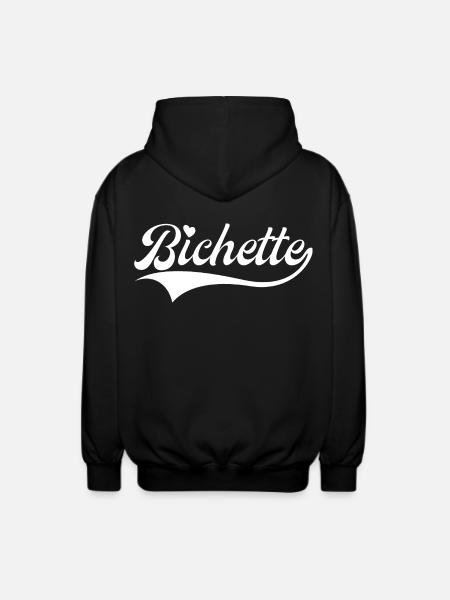 Bichette Petit Surnom Mignon - Veste à capuche unisexe - noir