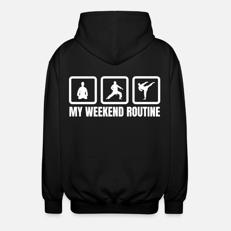 Karate Wochenende - Unisex Kapuzenjacke - Schwarz