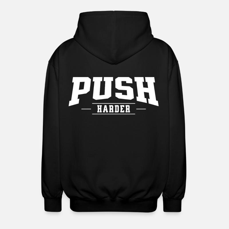 Poussez plus fort - Veste à capuche unisexe - noir