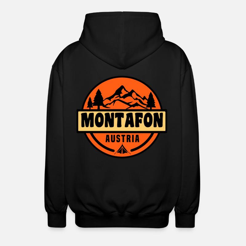 Montafon - Veste à capuche unisexe - noir