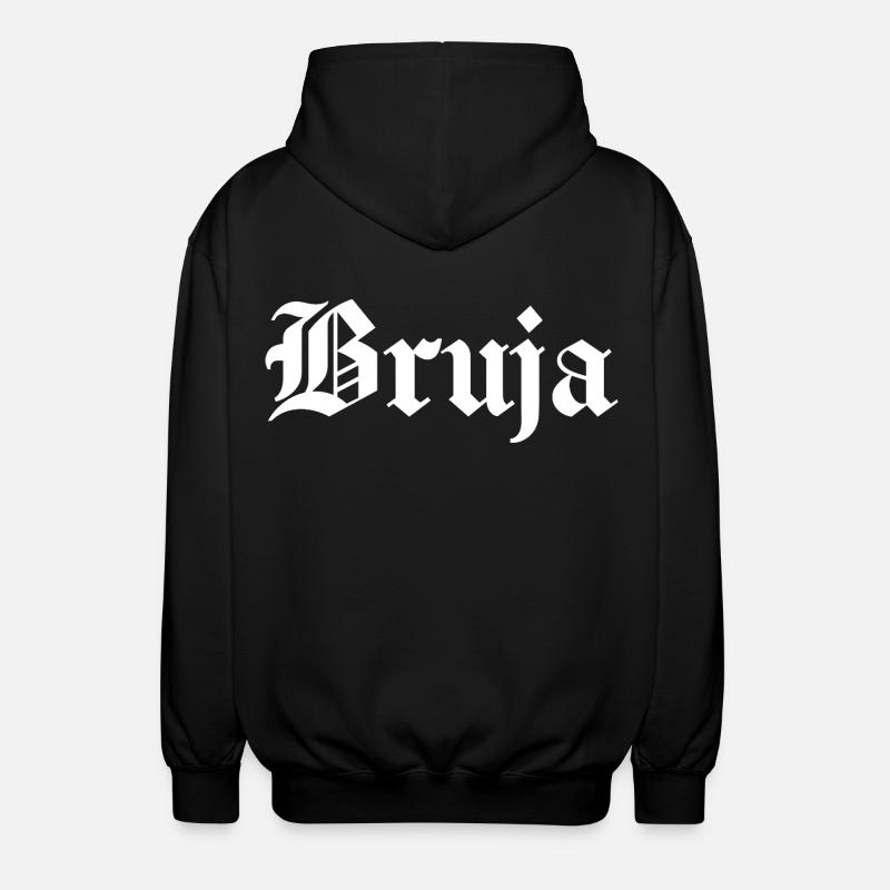 Bruja Sorcière Halloween - Veste à capuche unisexe - noir