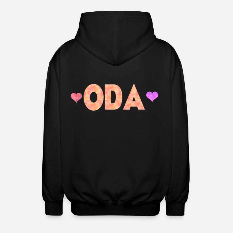 Oda - Unisex Kapuzenjacke - Schwarz