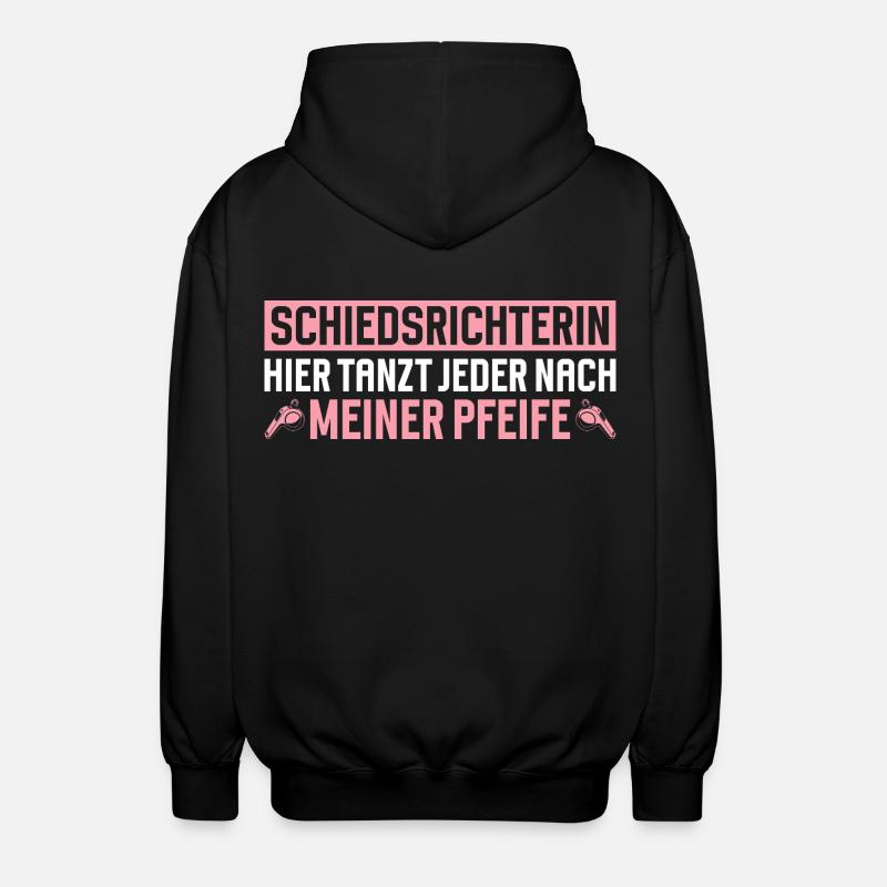 Referee Referee Gift - Unisex Hooded Jacket - black