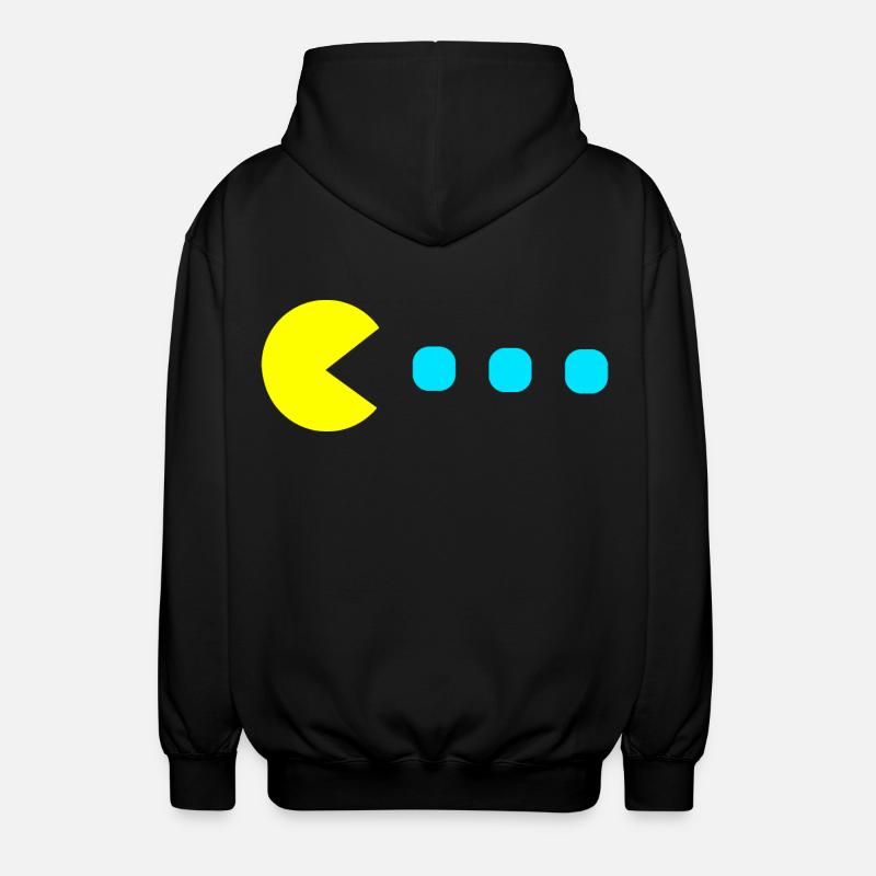 Jeu rétro - Veste à capuche unisexe - noir