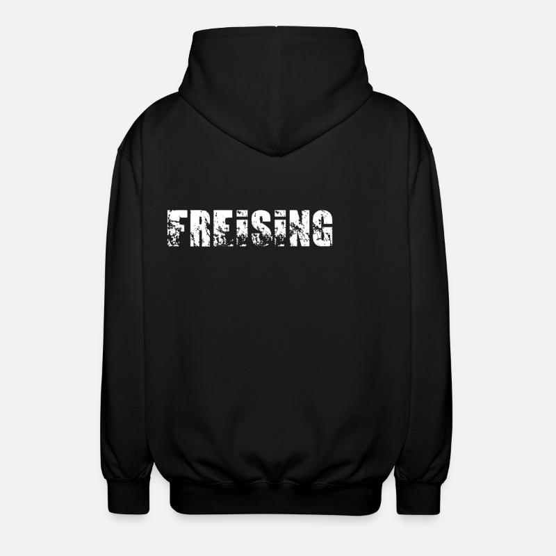 Freising - Unisex Kapuzenjacke - Schwarz