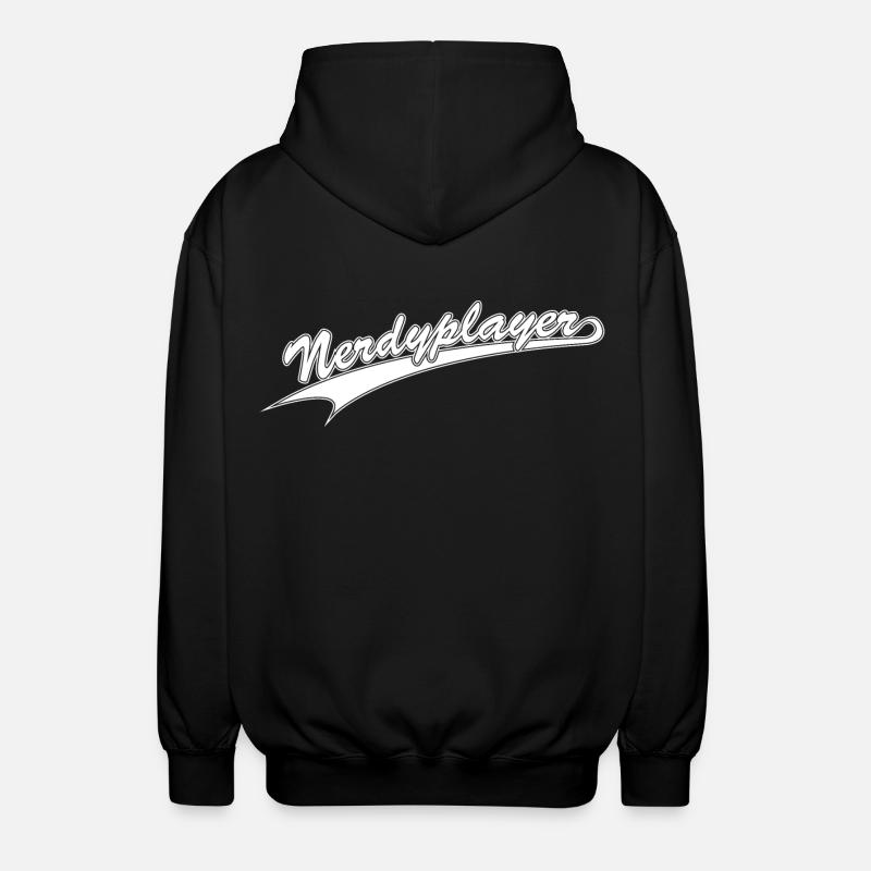 NERDY pour toujours - Nerdyplayer - Veste à capuche unisexe - noir