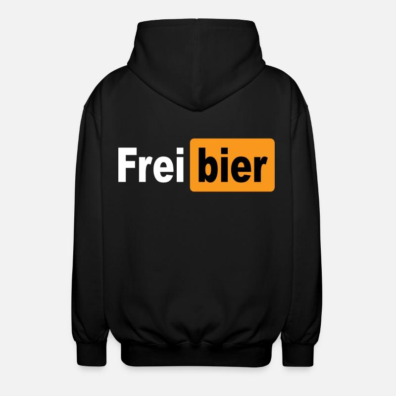 FREIBIER - Unisex Kapuzenjacke - Schwarz